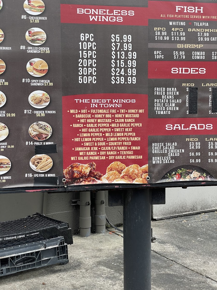 J Wings Menu - Image 2
