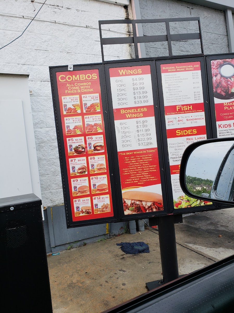 J Wings Menu - Image 3