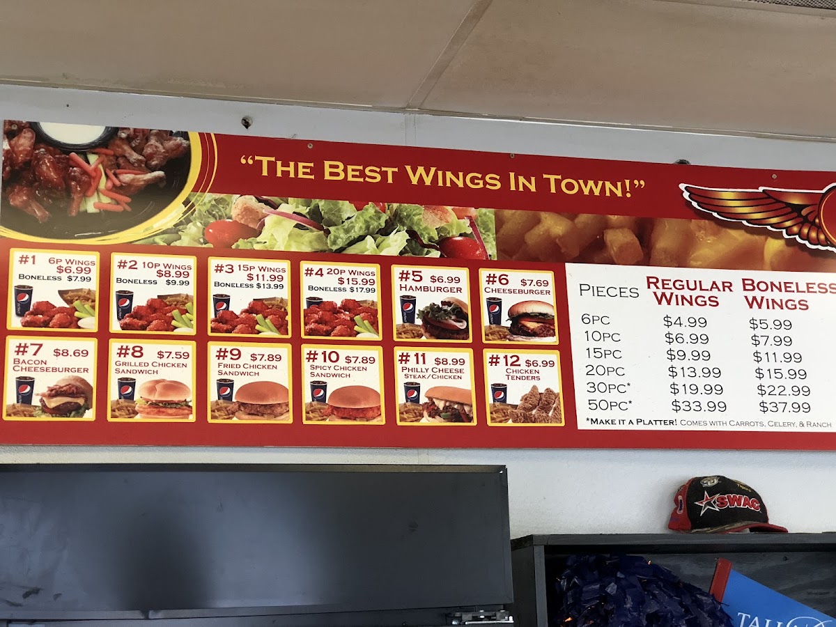 J Wings Menu - Image 4
